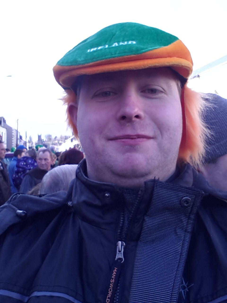 Thomas während des beruflichen Aufenthalts in Irland