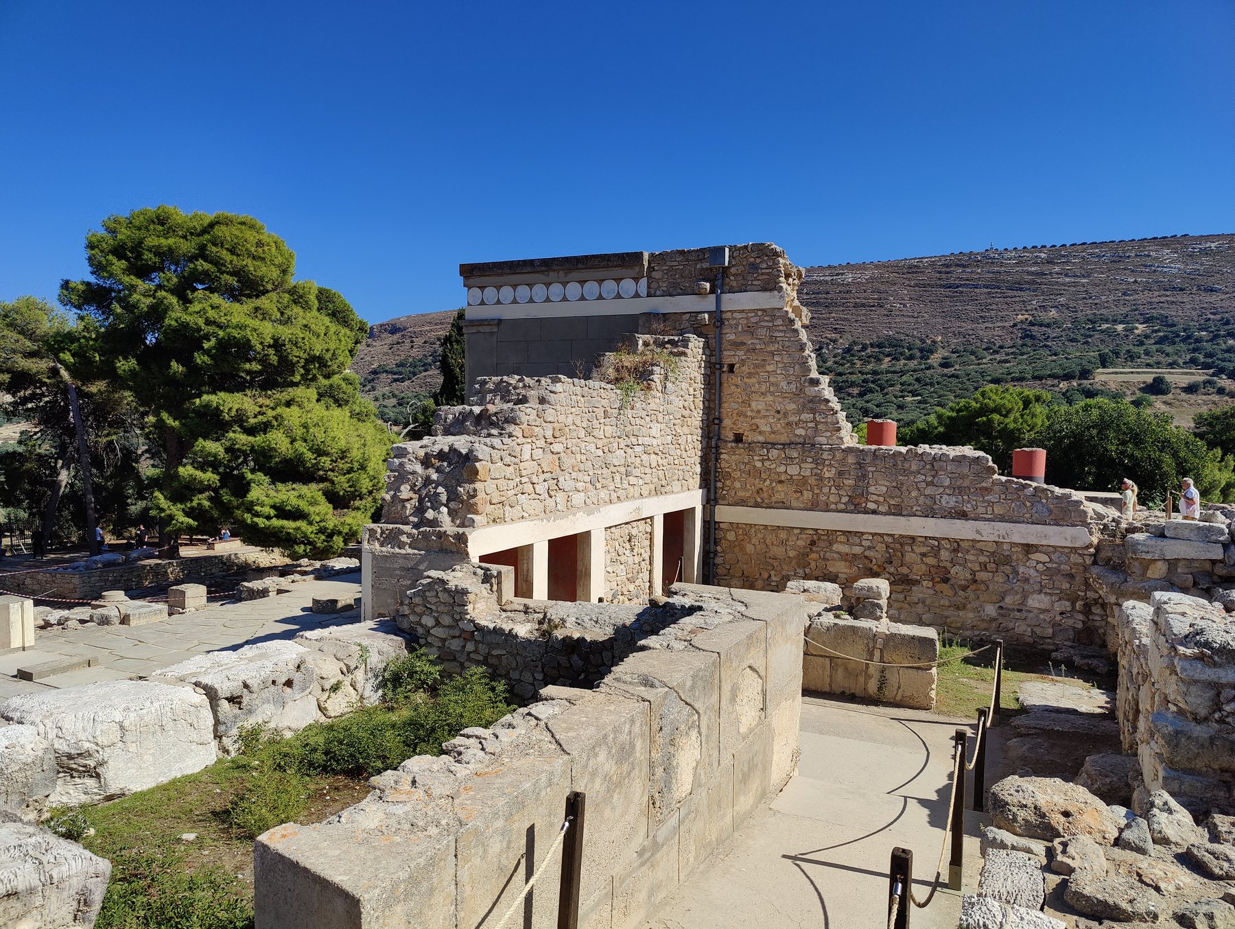 Blick über Knossos
