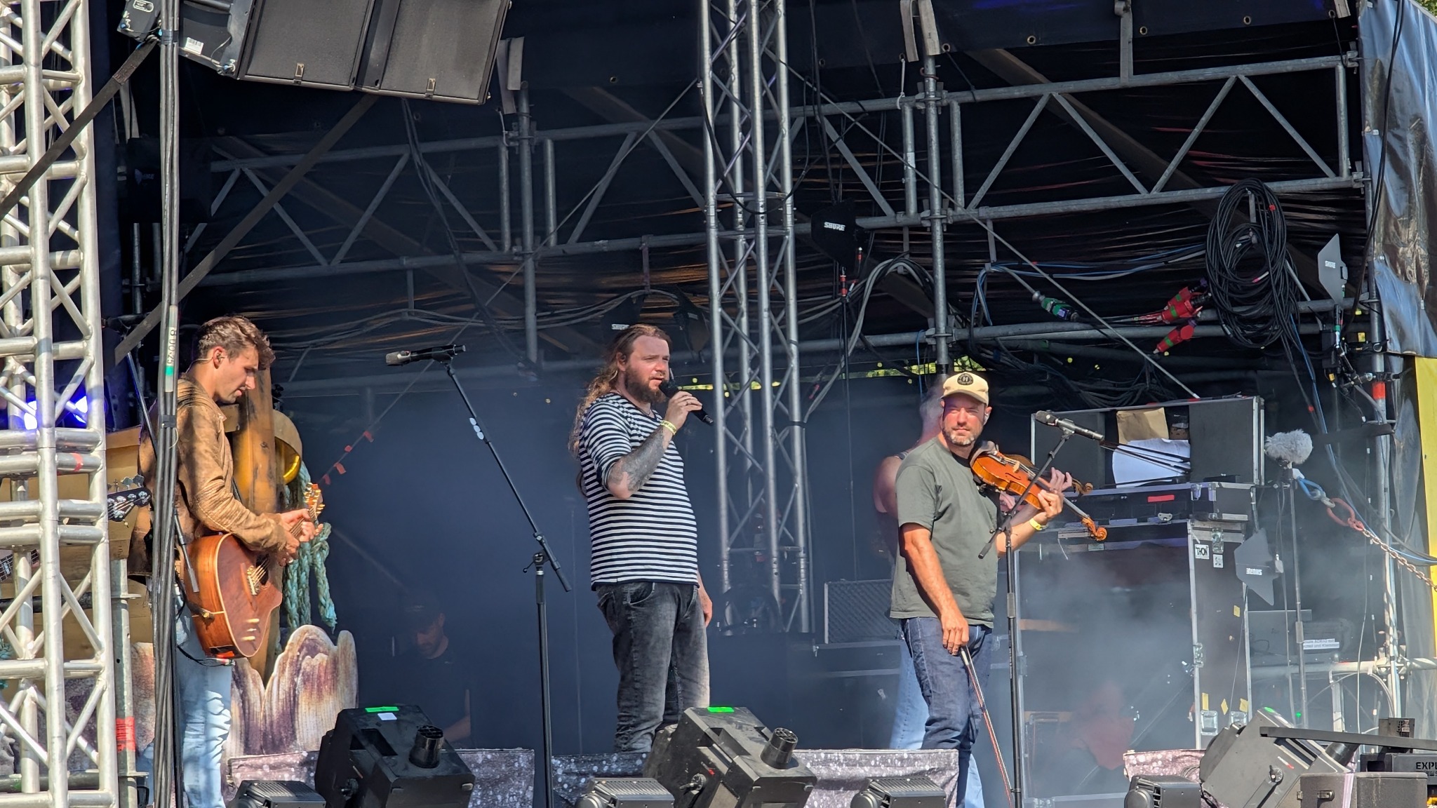 Musiker auf der Bühne