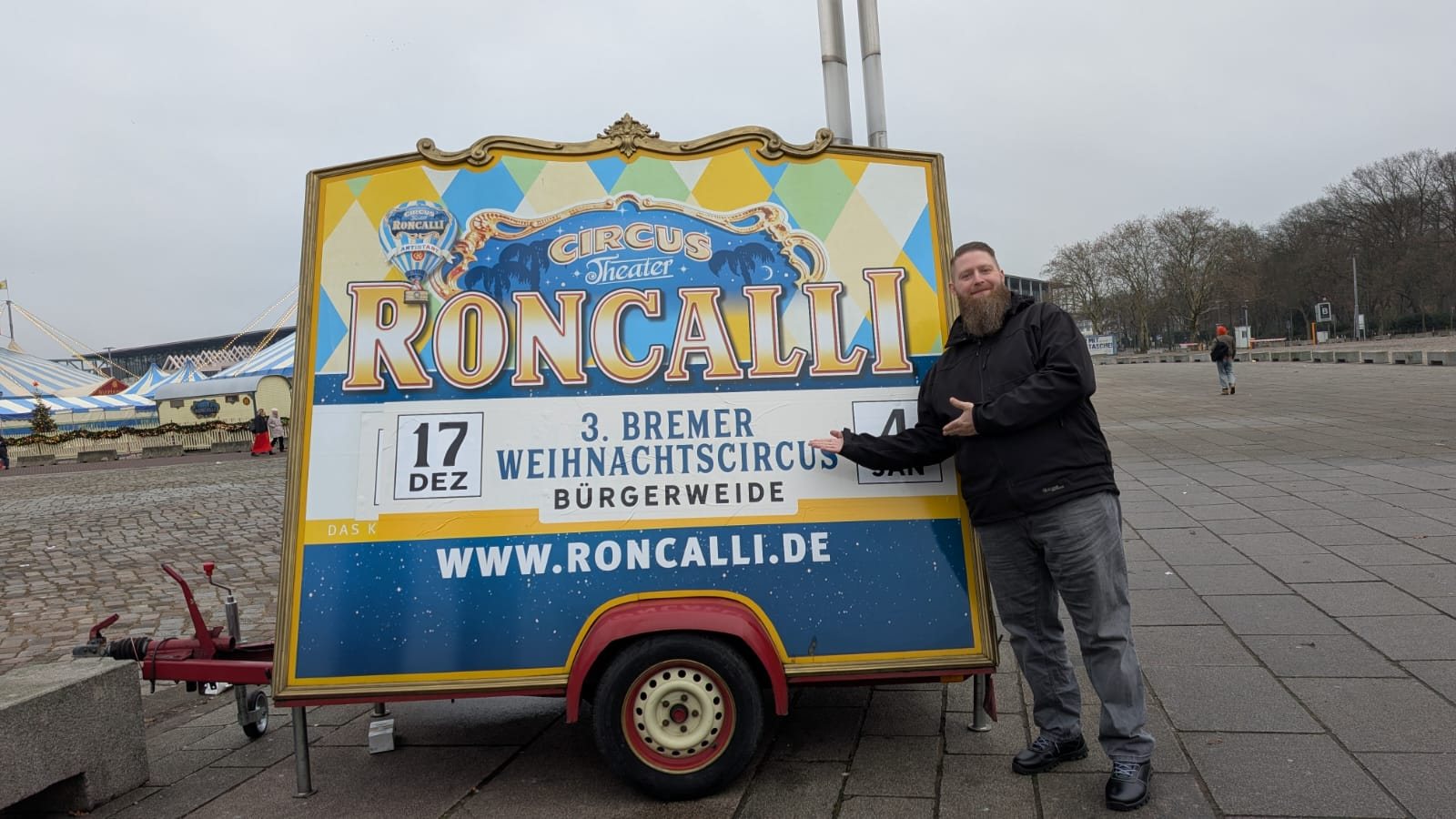 Ankunft beim Circus Roncalli
