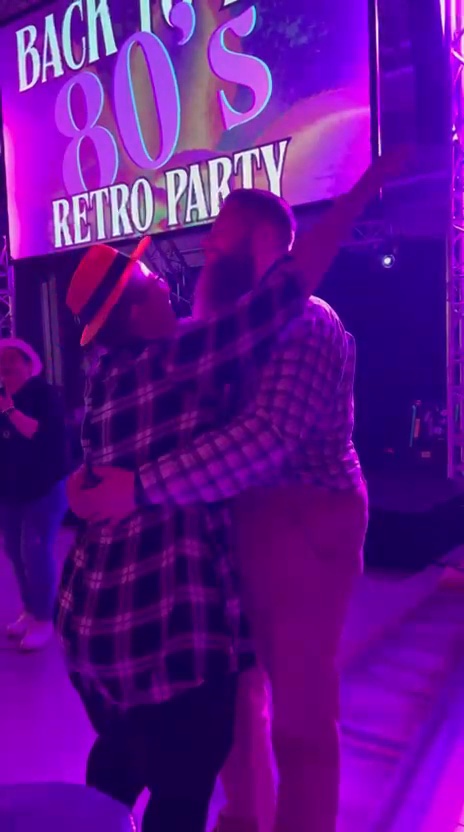 Thomas und Sanni beim Tanzen